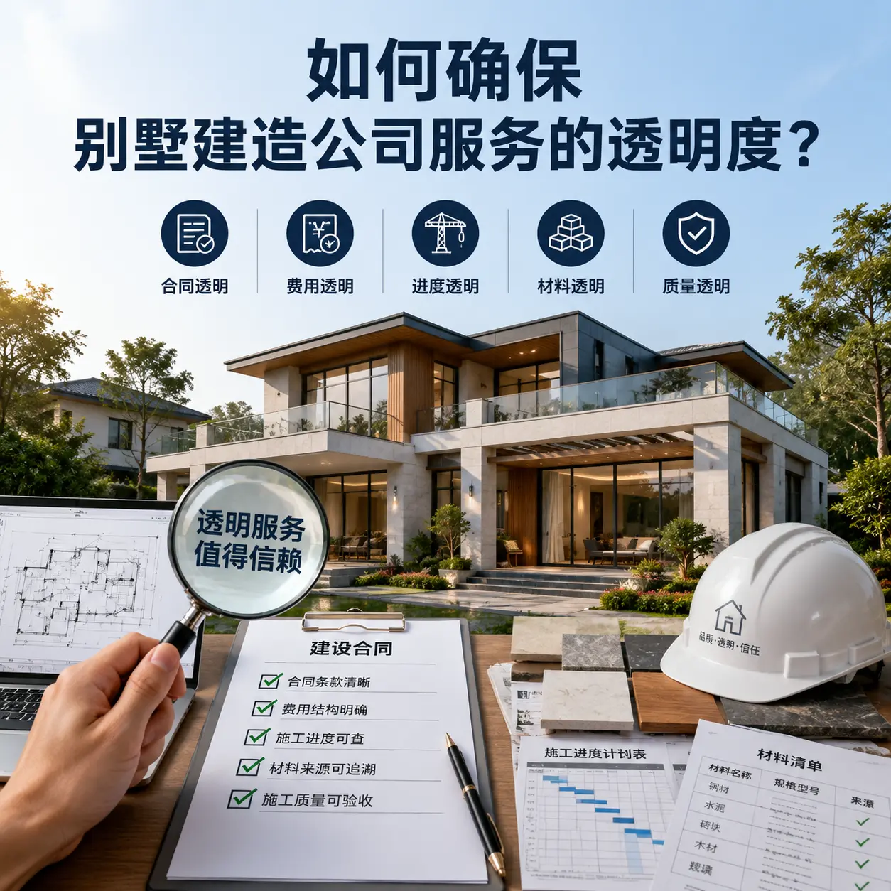 在 纳雍 如何确保别墅建造公司服务的透明度?